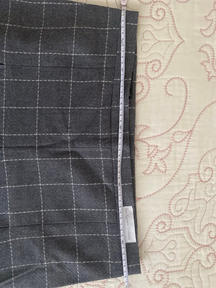 Gri Pileli Midi Etek - Görsel 5