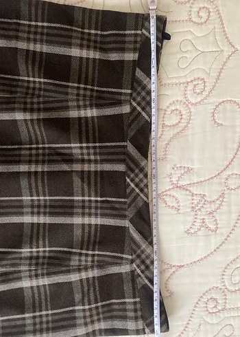 Kadın Kahverengi Midi Pilili Etek - Görsel 6