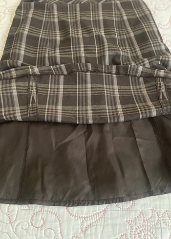 Kadın Kahverengi Midi Pilili Etek - Görsel 4