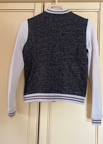 Gri Uzun Kollu Düğmeli çocuk Ceket - Görsel 2