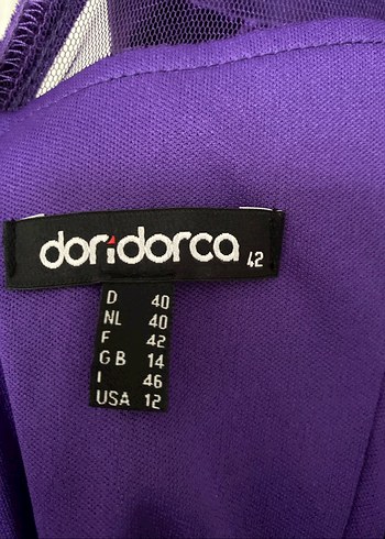 Mor V Yakalı Midi Kadife Kadın Abiye Elbise - Görsel 8