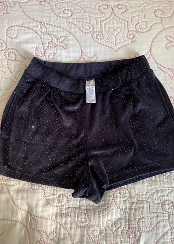 Siyah Mini Şort - Gotik Stil