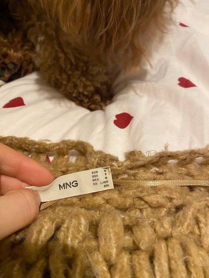 Kadın Bohem Kahverengi Örgü Kazak - Görsel 3