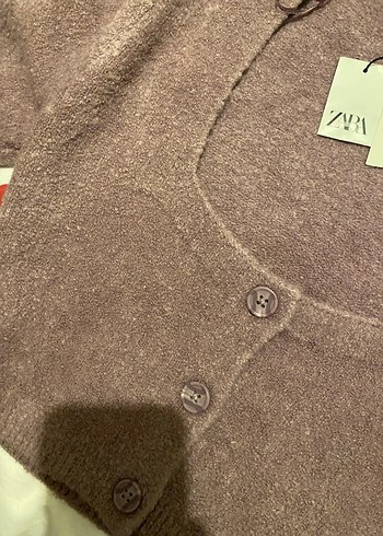 Düğmeli, Uzun Kollu Kadın Triko Hırka - Görsel 4