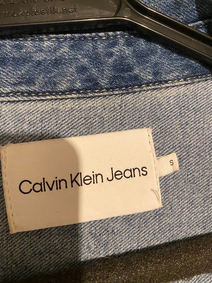 Düğmeli Midi Mavi Denim Kadın KOT ELBİSE - Görsel 3