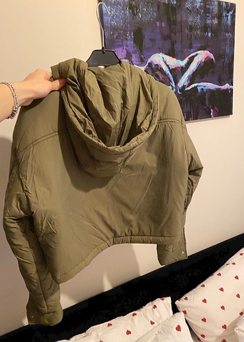 Düğmeli Haki Kadın Ceket - Zara - Görsel 3