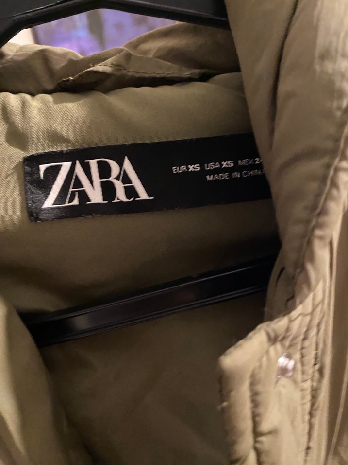 Düğmeli Haki Kadın Ceket - Zara - Görsel 4
