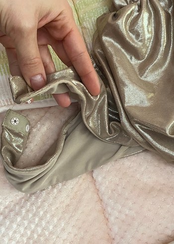 Drapeli Uzun Askılı Kahverengi Vücuda Oturan üst - Görsel 4