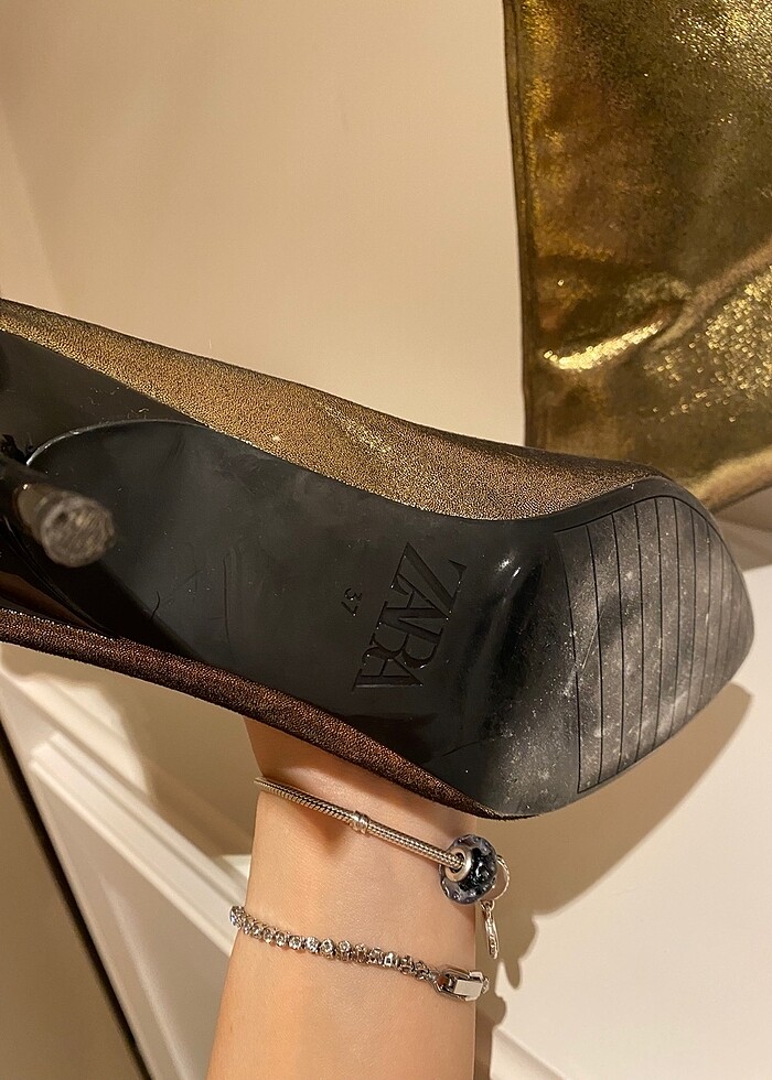 Zara topuklu bot - Görsel 4