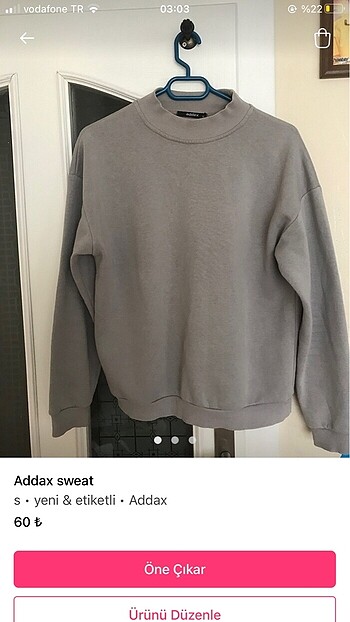 Addax sweat