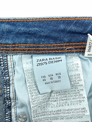 40 Beden mavi Renk Zara Jean / Kot %70 İndirimli.