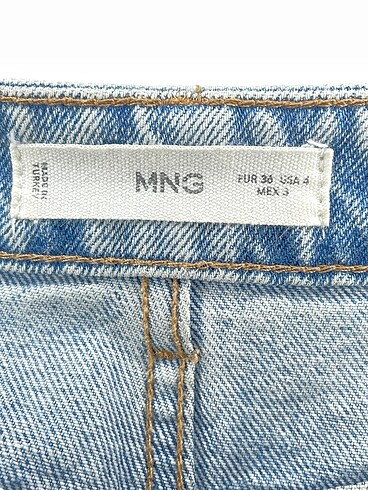 36 Beden mavi Renk Mango Jean / Kot %70 İndirimli.