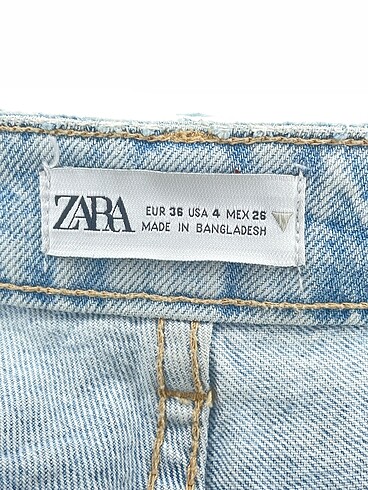 36 Beden mavi Renk Zara Jean / Kot %70 İndirimli.
