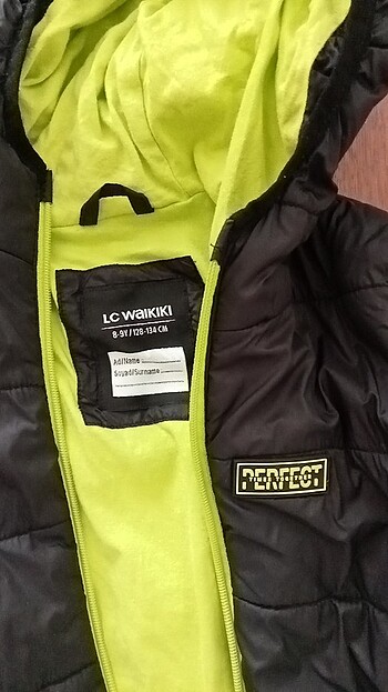 LC Waikiki LCW siyah şişme mont 8 yaş
