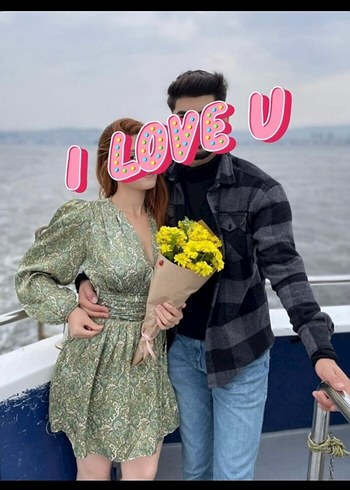 Yeşil Parlak V Yaka Uzun Kollu Mini Elbise - Görsel 9