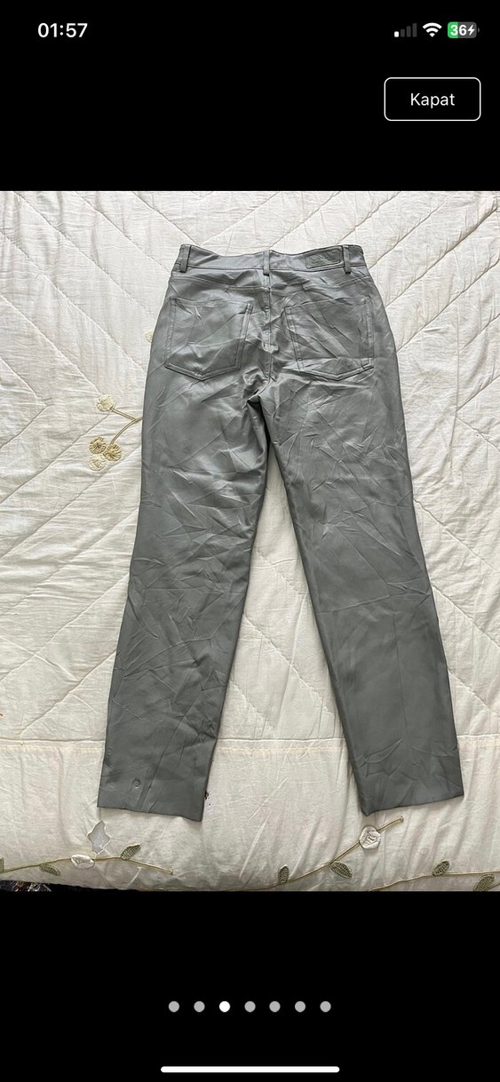 Deri Kadın Pantolon - Görsel 3