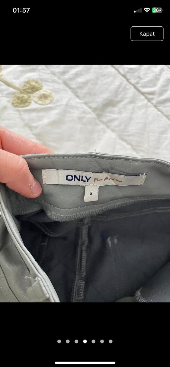 Deri Kadın Pantolon - Görsel 4