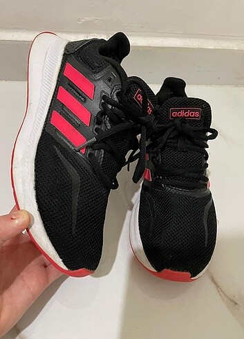 Orijinal adidas koşu siyah spor ayakkabı 