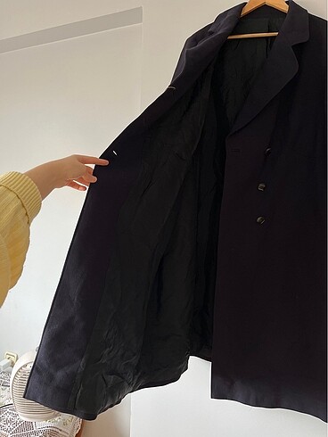 xl Beden Kruvaze oversize uzun kaban Geniş büyük beden