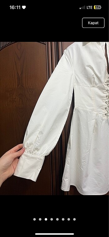 s Beden Bershka kısa elbise korseli sıfır yakalı gotik lolita y2k