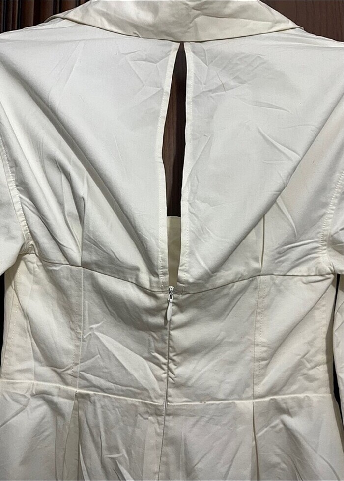 Bershka kısa elbise korseli sıfır yakalı gotik lolita y2k - Görsel 5