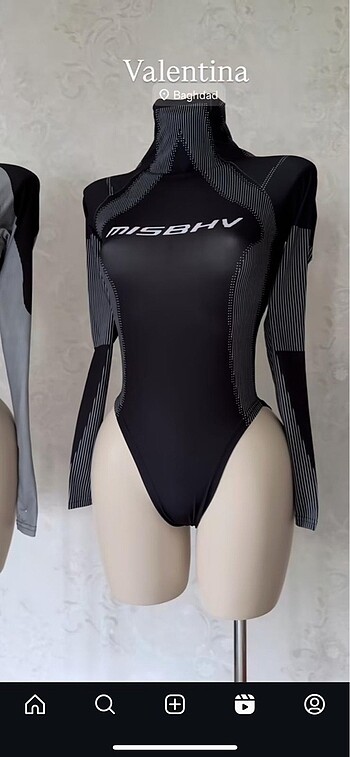 Esnek scuba bodysuit boğazlı