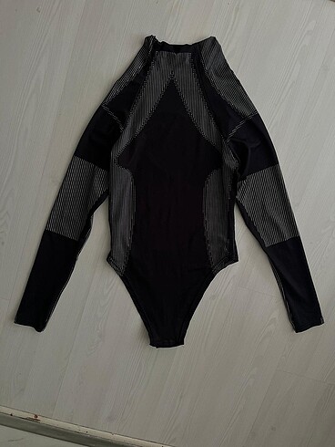 l Beden Esnek scuba bodysuit boğazlı