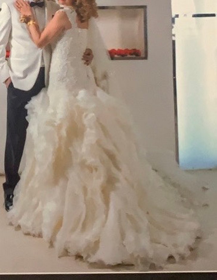 Beyaz Denizkızı Gelinlik yarım balık - Görsel 4