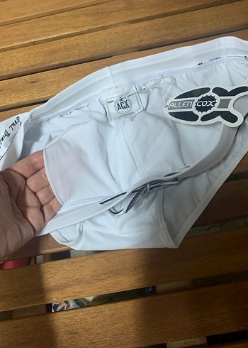 Beyaz Erkek Fitted Mayo deniz havuz.. büyük beden - Görsel 4