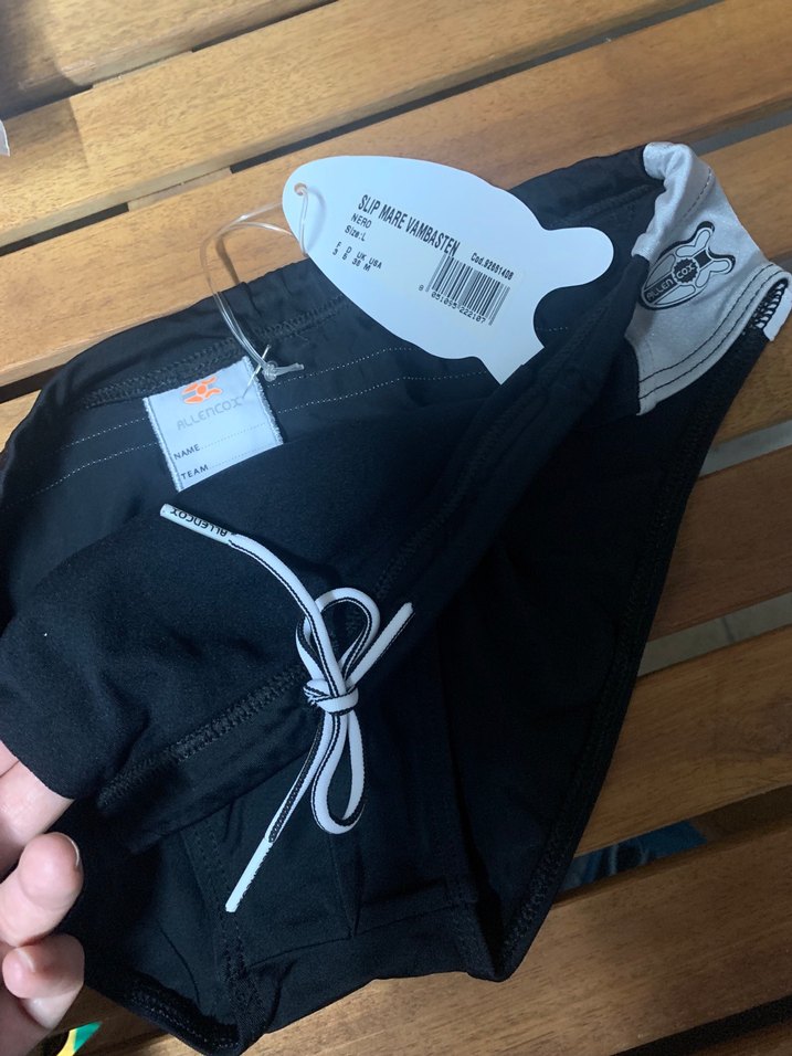 Bağcıklı Siyah Erkek Yüzücü slip Mayo - Görsel 4