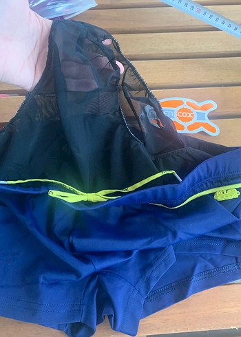 Erkek Lacivert Baskılı Mayo Şortu - Görsel 4