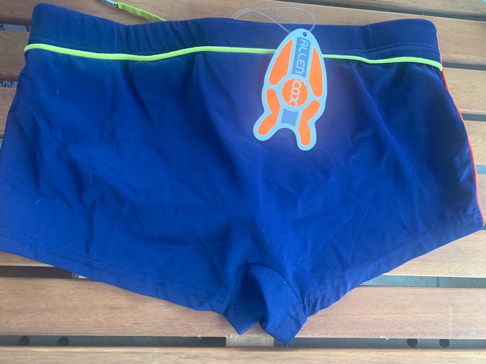 Erkek Lacivert Baskılı Mayo Şortu - Görsel 3