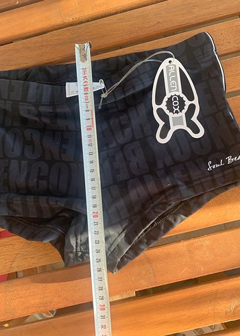 Baskılı Siyah-antrasit yüzücü mayosu - Görsel 4