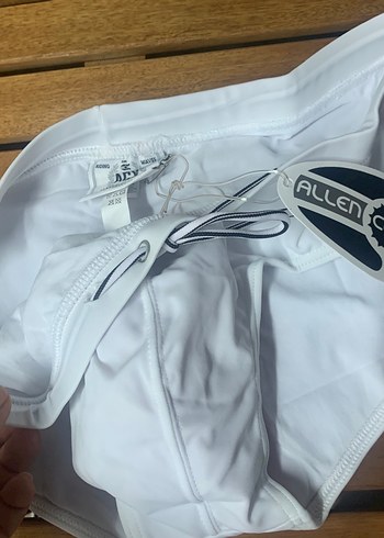 Beyaz Erkek Fit Kesim Mayo - Midi Boy - Görsel 4