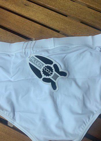 Beyaz Erkek Fit Kesim Mayo - Midi Boy - Görsel 2