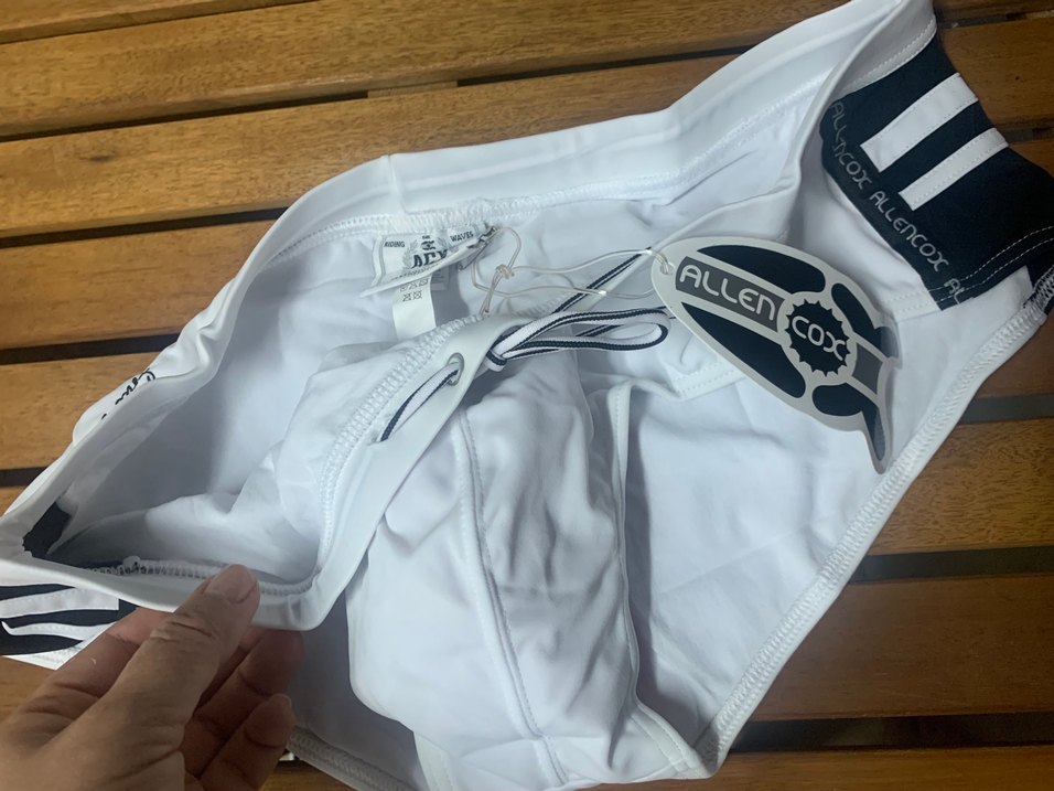 Beyaz Erkek Fit Kesim Mayo - Midi Boy - Görsel 4