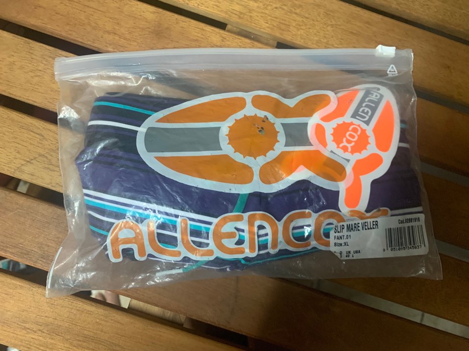 Erkek Lacivert Çizgili Mini şort Mayo - Görsel 5