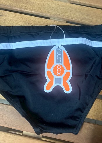 Erkek Siyah Mini yüzücü Mayo - Görsel 5