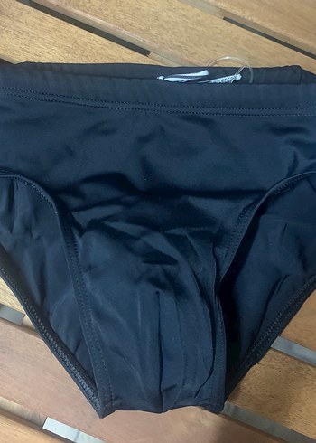 Erkek Siyah Mini yüzücü Mayo - Görsel 2