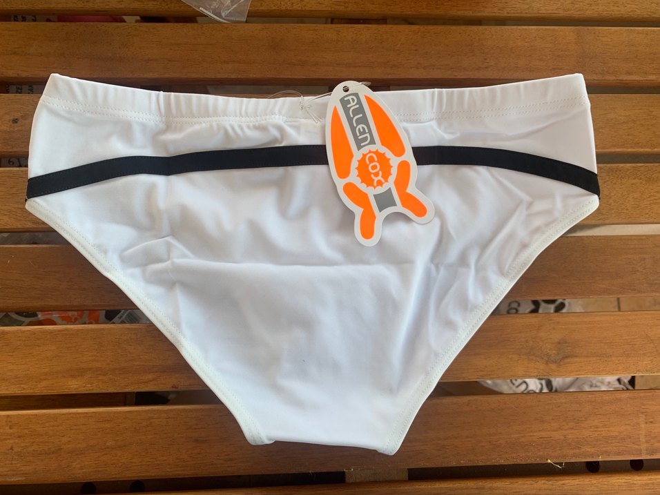 Beyaz Erkek Fitted Mayo Slip yüzücü - Görsel 4