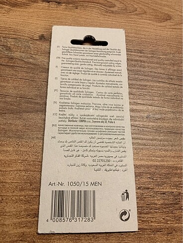 SOLİNGEN TİTANİA KULAK VE BURUN KILI MAKASI - Görsel 5