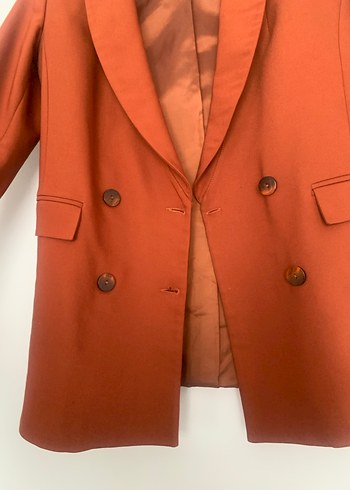 Chima Vatkalı ve Düğmeli Ofis Blazer Ceket - Görsel 6