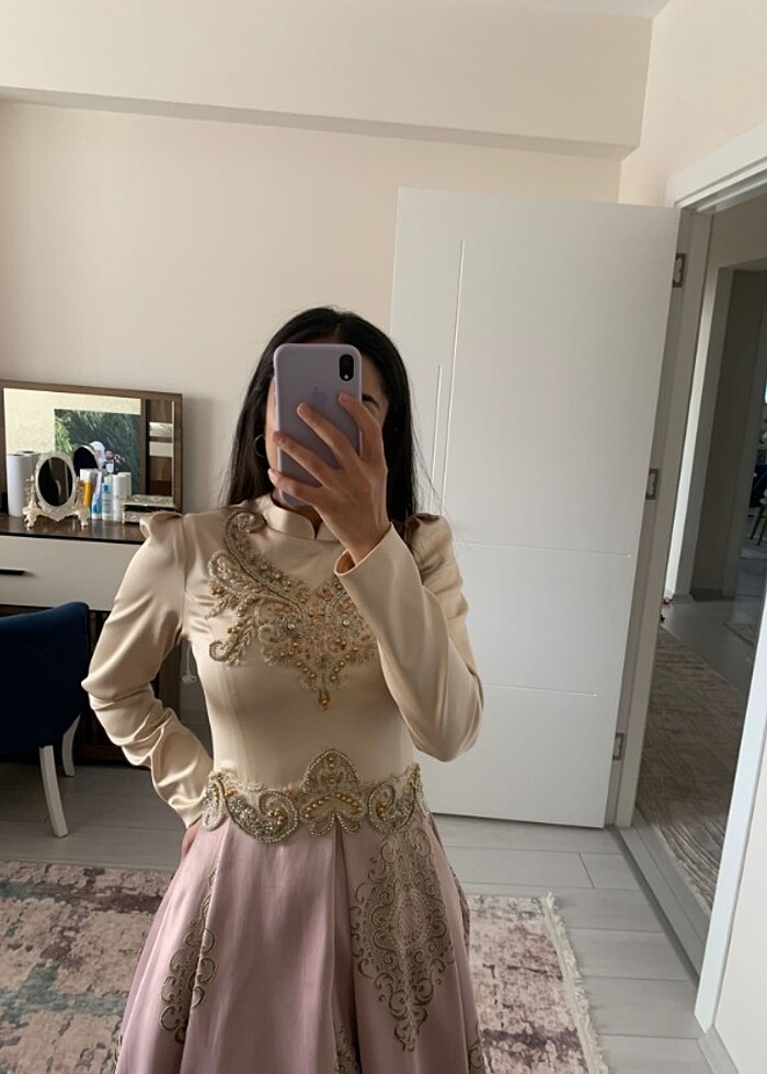 Pınar Şems Tesettür Nişan Kıyafeti - Görsel 2