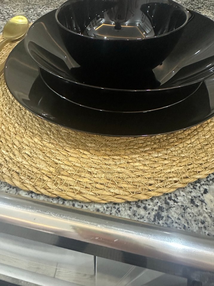 Siyah Parlak yemek takımı 12 kişilik - Görsel 3