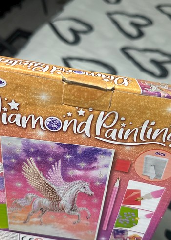 Yeni paketli Renkli Pegasus Temalı Elmas Boyama Seti - Görsel 3