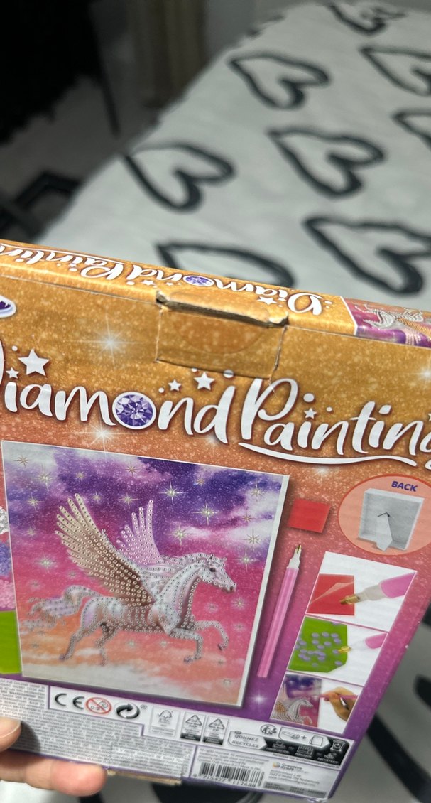 Yeni paketli Renkli Pegasus Temalı Elmas Boyama Seti - Görsel 3