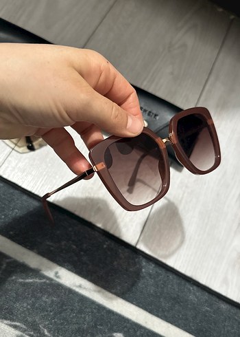 2 adet Shein Minimalist Kahverengi Kadın Güneş Gözlüğü - Görsel 5