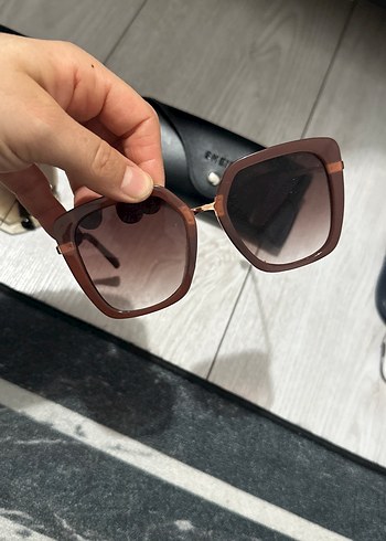 2 adet Shein Minimalist Kahverengi Kadın Güneş Gözlüğü - Görsel 6