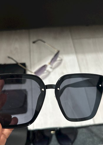 3 adet Gri Minimalist SAN VITO Güneş Gözlüğü - Görsel 6