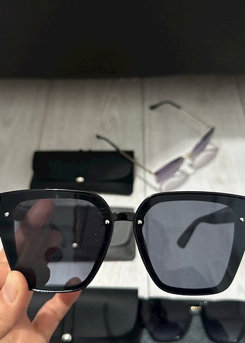 3 adet Gri Minimalist SAN VITO Güneş Gözlüğü - Görsel 7